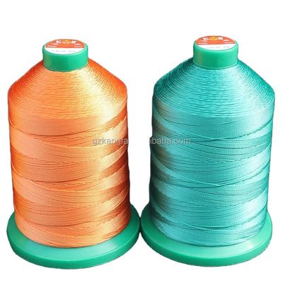 다채색 패턴 염색 500g 고강성 꿰매기 긴 가닥 Tex90 280D / 3 나일론 결합 실