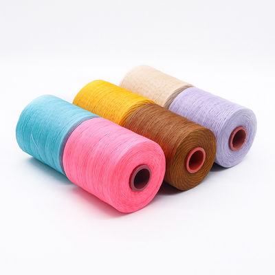 0.8mm 평평한 Waxed Thread 가죽 꿰매기 및 도판 프로젝트의 높은 견고성