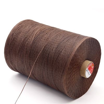 100% 폴리에스테르 1kg 색상 손으로 꿰매고 평평한 Wax Thread 240 색상 가죽 제품을 위해