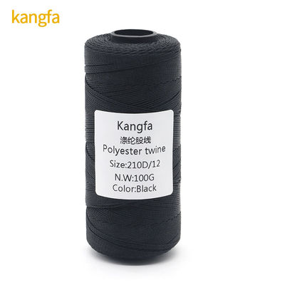 210d/12ply 100% 고강도 폴리에스터 실