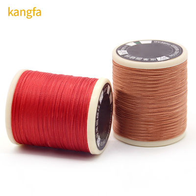 30g 0.6mm 고강성 코어 가죽 꿰매기 위해 70m 폴리에스터 결합 둥근 Waxed 가닥