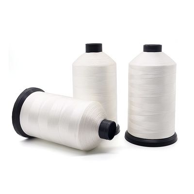 백색 폴리에스터 꿰매기 실 MERCERIZED 210d/3 쿼일팅 머신 1000g 210d/3