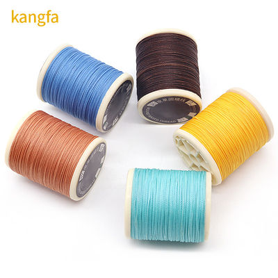 30g 0.6mm 고강성 코어 가죽 꿰매기 위해 70m 폴리에스터 결합 둥근 Waxed 가닥