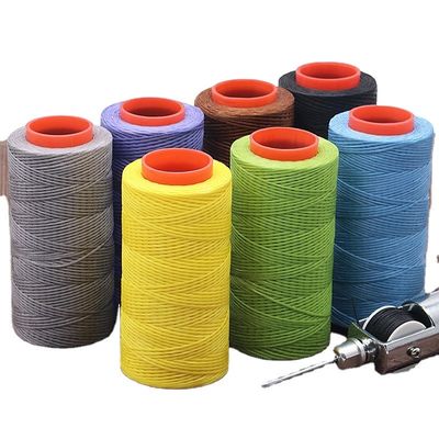150D 백스형 책 묶기 스레드 초보자용 가죽 공예품 DIY 가방 반지 굽힌