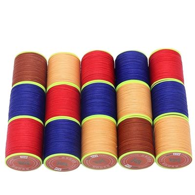 150D 0.8mm 코어 스푼 가죽 수제 가죽 톱니 Wax Thread for Bracelets 장식