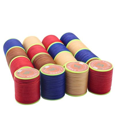 150D 0.8mm 코어 스푼 가죽 수제 가죽 톱니 Wax Thread for Bracelets 장식