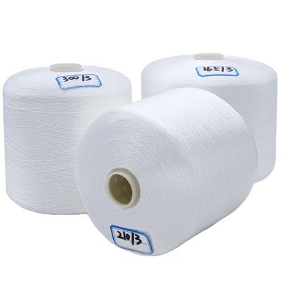 원시 하얀 150D/3 Tex45 TKT60 폴리에스터 꿰매기 실