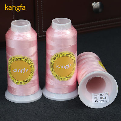 5000 야드 폴리에스터 embroidery 스레드 embroidery 기계에 풍부한 색상 선택