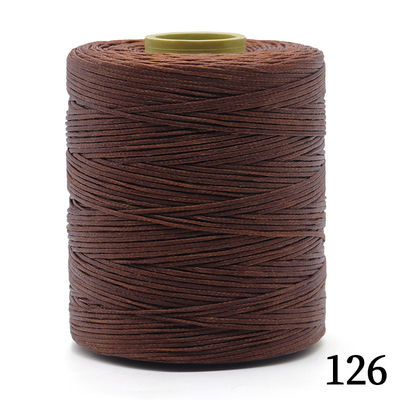 240 색상 400g 폴리에스터 백스 결합 된 가죽 꿰매기 실 420D/16