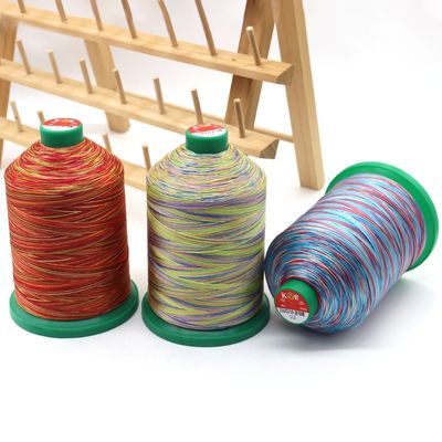 롤당 400g 2mm 엮은 실 420D/16 비  Waxed 폴리에스터 실 신발 꿰매기