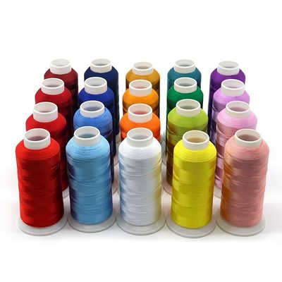120D/2 가닥 수 720 색상 4000 야드 폴리에스테르 embroidery 실