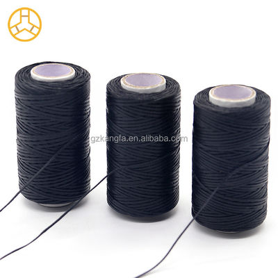 100% 폴리에스터 평평 록스 스레드 칸파 방수 0.8mm 1mm 폴리에스터 가죽 50m