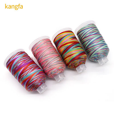 15PLY 250g 40 컬러 다색 넥타이 폴리에스터 가닥 직물 공예품 장식