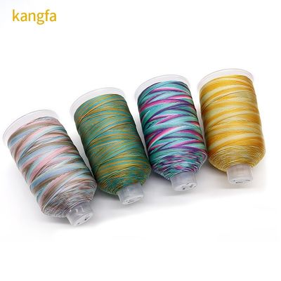 15PLY 250g 40 컬러 다색 넥타이 폴리에스터 가닥 직물 공예품 장식
