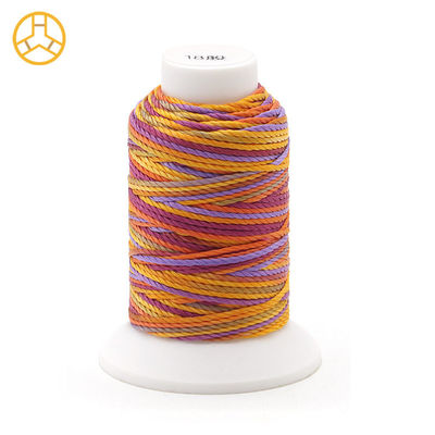 12g 18PLY 40 컬러 공급 100% 폴리에스터 다채색 꿰매기 실 폴리에스터 트레이드