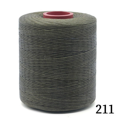 210D/16 폴리에스테르 꿰매기 실 수작업 가죽  Waxed Thread 0.8mm 1mm 240 색상