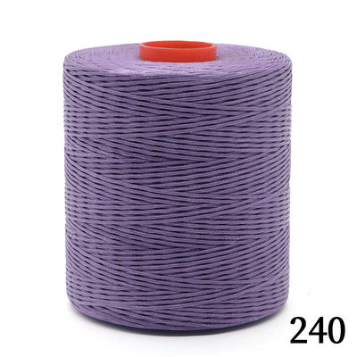 210D/16 폴리에스테르 꿰매기 실 수작업 가죽  Waxed Thread 0.8mm 1mm 240 색상