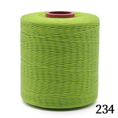 210D/16 폴리에스테르 꿰매기 실 수작업 가죽  Waxed Thread 0.8mm 1mm 240 색상