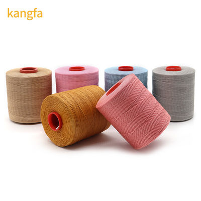 410G 칸파 0.8mm 평평 Wachs Thread 210D/16 가닥 카운트에서 손으로 만든 가죽 꿰매기