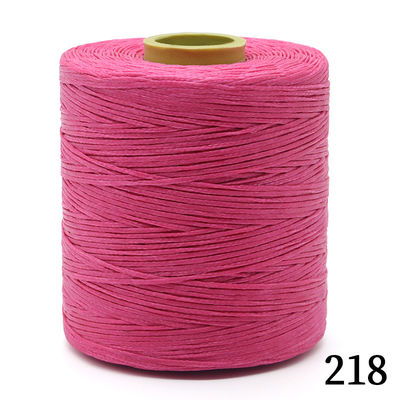410G 칸파 0.8mm 평평 Wachs Thread 210D/16 가닥 카운트에서 손으로 만든 가죽 꿰매기