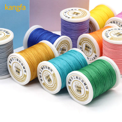 0.8mm 지름 100% 폴리에스터 가죽 꿰매고 바늘 가닥 12 세트 DIY 수작업