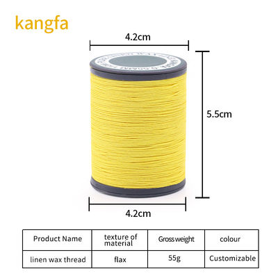 0.55mm 35g 고강도 가죽 꿰매기 실 70m 린 밸싱 실 40색