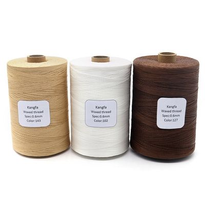 1kg Per Cone Flat Wax Thread 150D/16 피부용 제품용 폴리에스터 화학 저항성