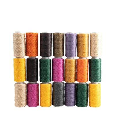 12g 100% 폴리에스테르 꿰매기 실은 손으로 꿰매기 위해 가죽 9ply 원 원 원 삭 꿰매기 실