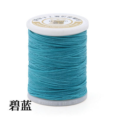 직물 100% 폴리에스터 평평 수직 수직 가죽 수직 고강성 폴리에스터 꿰매기 나선 0.8mm 150D