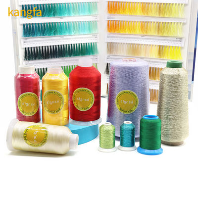 5000 야드 폴리에스터 embroidery Thread in Dyeed Color 크로스 스티치 프로젝트에 적합합니다