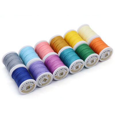 고강도 가죽 꿰매는  Waxed Thread 세트 DIY 가죽 공예용 12 0.8mm Wax Thread