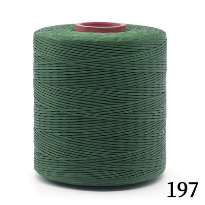 공급 300D/16 가죽 꿰매기 위한 평평한 Wax Thread 폴리에스터 Wax Bonded Braided Thread