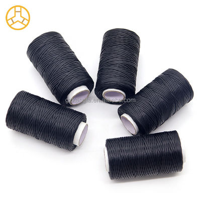 가죽 제조 및 뜨개질용 1mm Waxed Thread Cord 150D 가닥 수