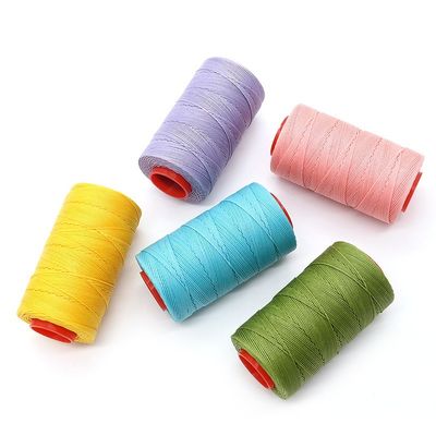 바삭 커버 스레드 손 꿰매기 스레드 손 꿰매기 가죽 0.45mm OEM ODM Accpet