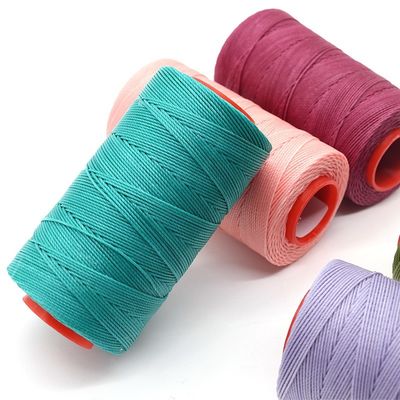 바삭 커버 스레드 손 꿰매기 스레드 손 꿰매기 가죽 0.45mm OEM ODM Accpet