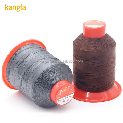V69 Tex 70 210D/3 나일론 접착 실 가죽 꿰매기 1150g/roll POLYESTER / NYLON