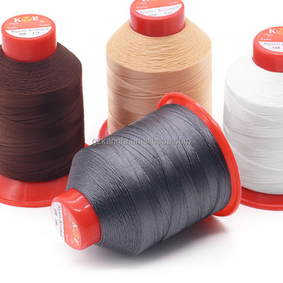 V69 Tex 70 210D/3 나일론 접착 실 가죽 꿰매기 1150g/roll POLYESTER / NYLON