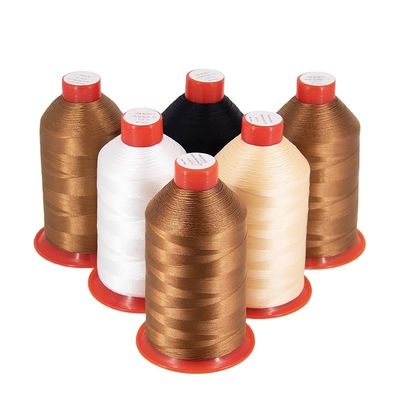 Tex 70 결합된 폴리에스터 실 100% 폴리에스터 패턴 염색 산업 꿰매기 실