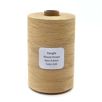 샘플 무료 1KG 평평한 꿰매기 실 폴리에스터 넥타이 강도 가죽 실 Wax 실