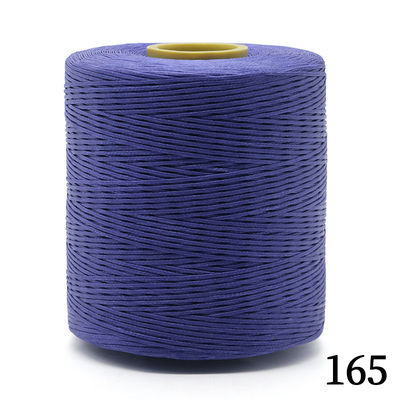 0.8mm 평평한 Waxed Thread 가죽 꿰매기 및 도판 프로젝트의 높은 견고성