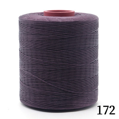 0.8mm 평평한 Waxed Thread 가죽 꿰매기 및 도판 프로젝트의 높은 견고성