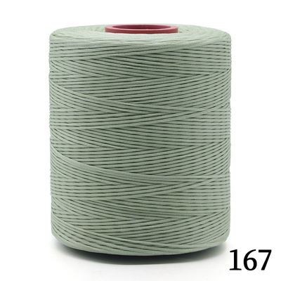 0.8mm 평평한 Waxed Thread 가죽 꿰매기 및 도판 프로젝트의 높은 견고성
