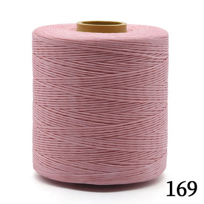 가죽 꿰매기 위해 끈끈한 가죽  Waxed 폴리에스터 실 100% 폴리에스터 1mm 0.8mm 210d