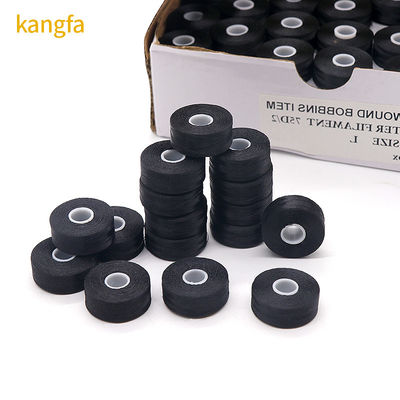 폴리에스터 바빈 스레드 L 75D/2 144pcs/박스 브로더리 직경 2mm OEM/ODM 허용