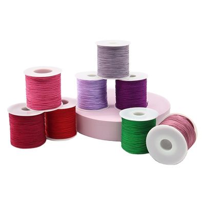 0.8mm 두께 72 Jade Thread 중국 넥타이 실크 타셀 넥타이 팔찌