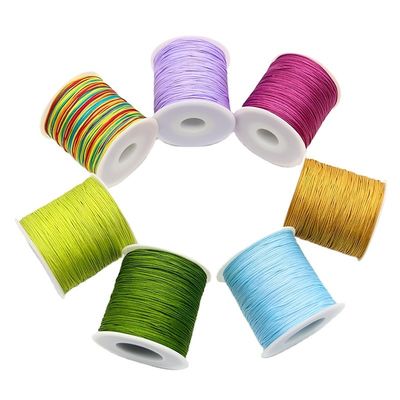 DIY Tassels Beading String 중국 넥타이 코드 / 로프 / 스레드 마크라메 코드 브래슬렛