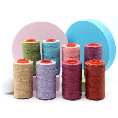 110g 둥근 원숭이 가닥 가죽 DIY 100 색상 1.0mm 바느질 손 바느질 보호 스타일