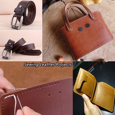 1.0mm 수작업용 바삭 가닥 바삭 패턴 가죽 DIY 공예품 액세서리