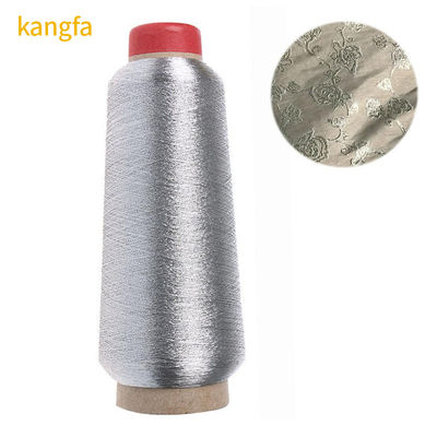 125g 150D 금속 가닥 의류 액세서리용 은 꿰매기 실 100% 폴리에스터