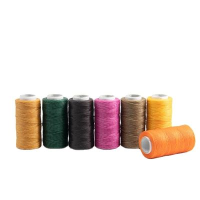 210D/16 가죽 가방 지갑 폴리에스터 평면 Wax Thread 50m